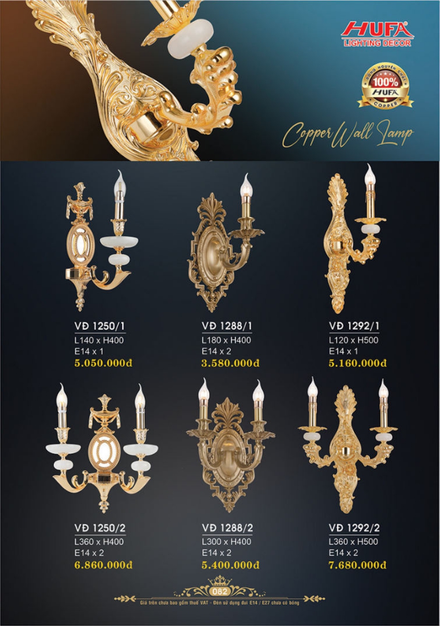 Bảng giá đèn trang trí HUFA